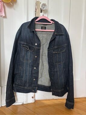 Lee Dark Indigo Denim Trucker Jacket
